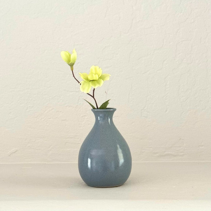Humble Hilo Kumale Handmade Ceramic Bud Vase Dark Brown / Tall