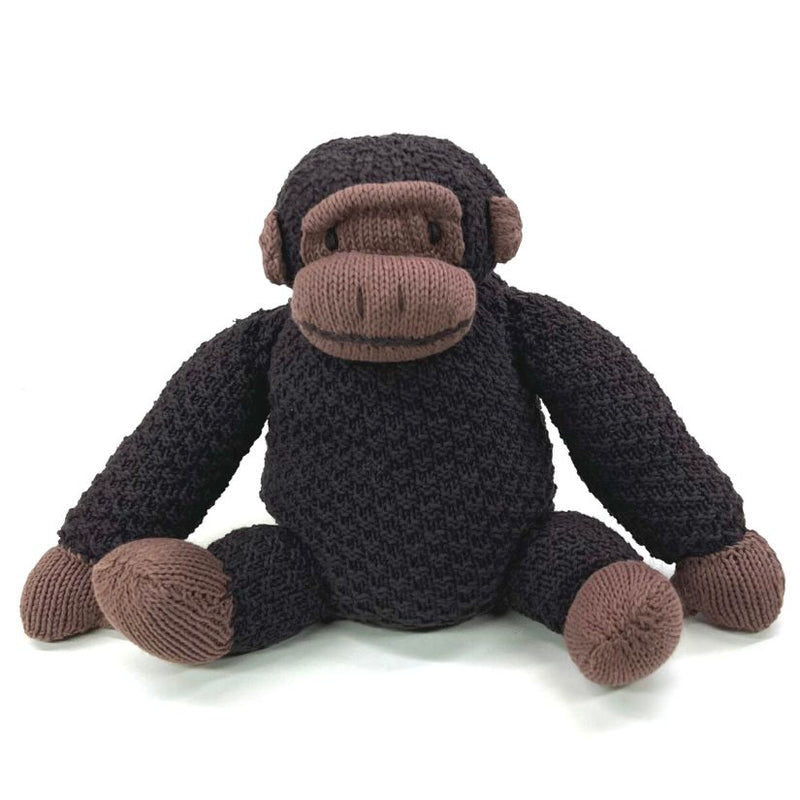 Hand Knitted Gorilla Stuffed Animal
