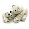 Hand Knitted Homespun Wool Polar Bear Stuffed Animal