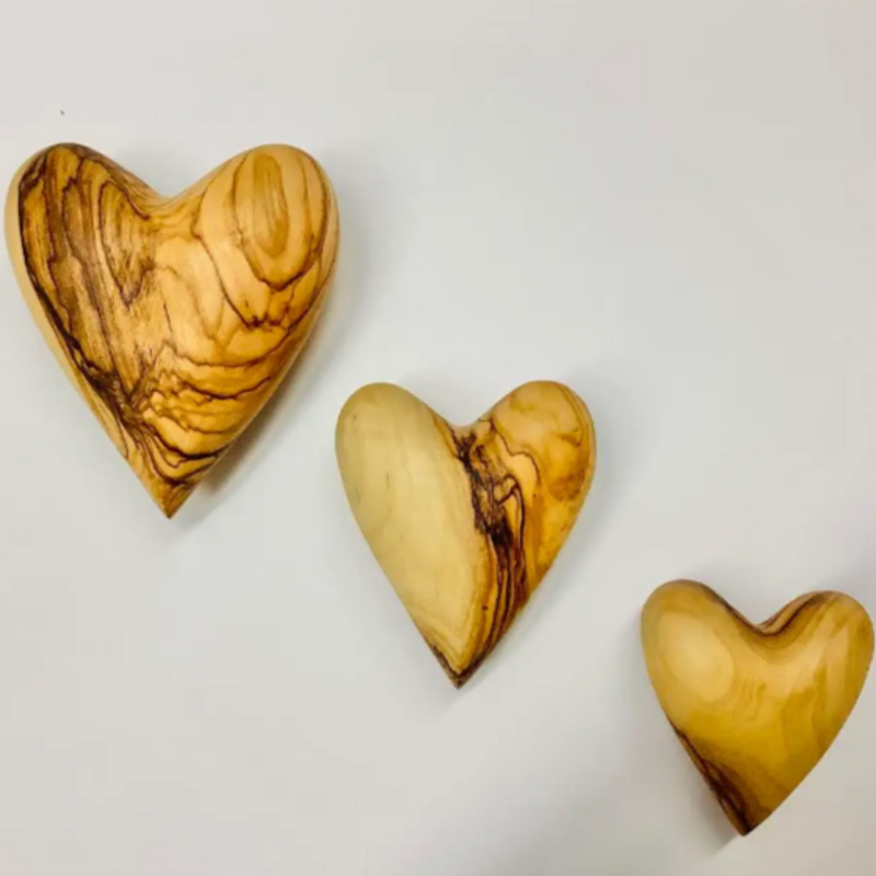 Palestinian Olive Wood Hearts – Humble Hilo