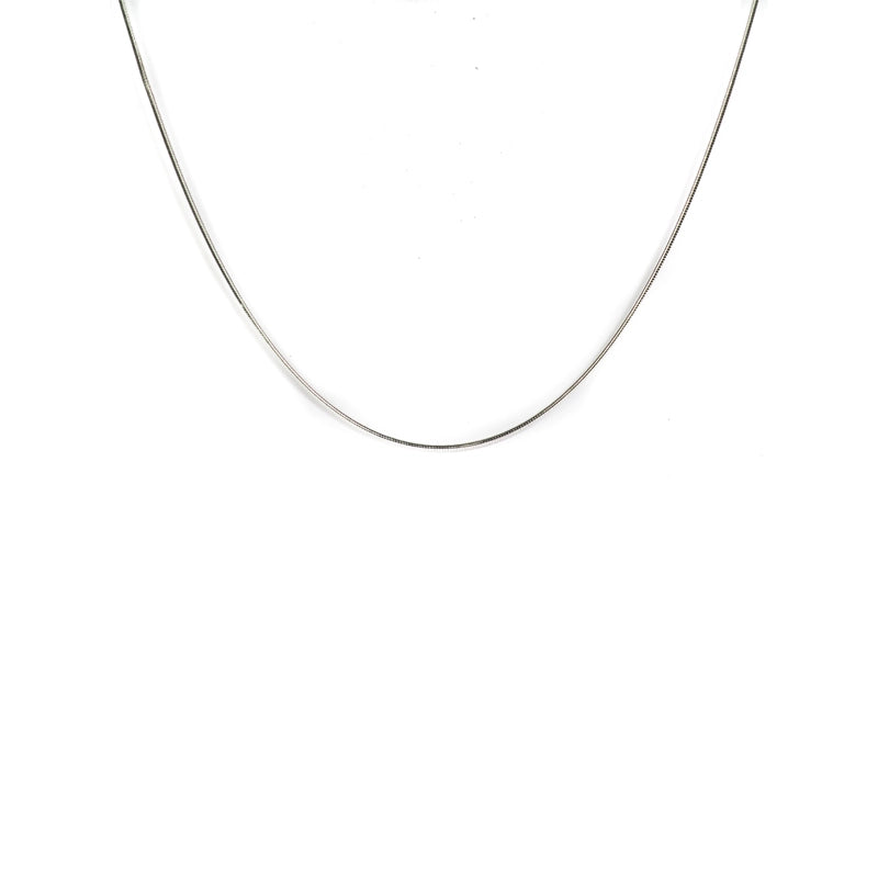 Snake Chain Necklace Silver - 45cm
