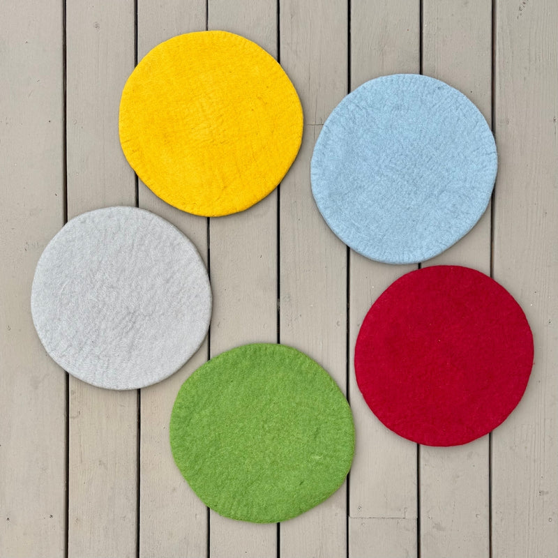 Humble Hilo Handmade Felt, Seat Cushion 4-pack