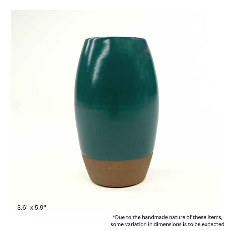 Humble Hilo Kumale Handmade Ceramic Oval Vase