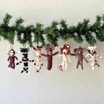Kenana Knitters Hand-knit Cotton Animal Christmas Ornaments