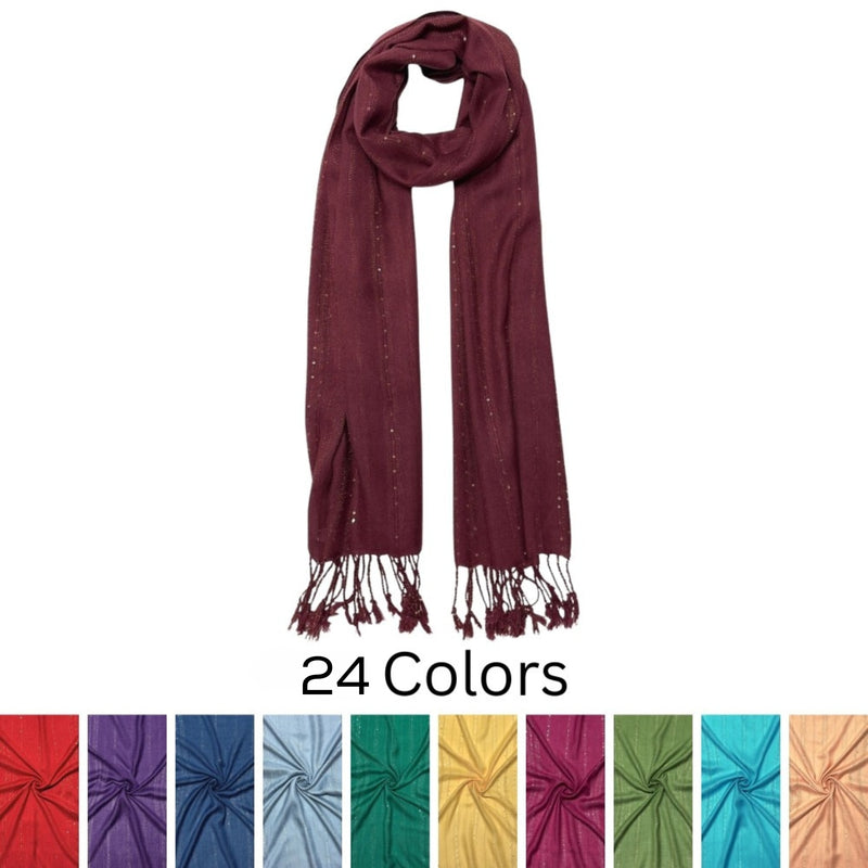 Humble Hilo Handmade Shimmer Thread Scarf