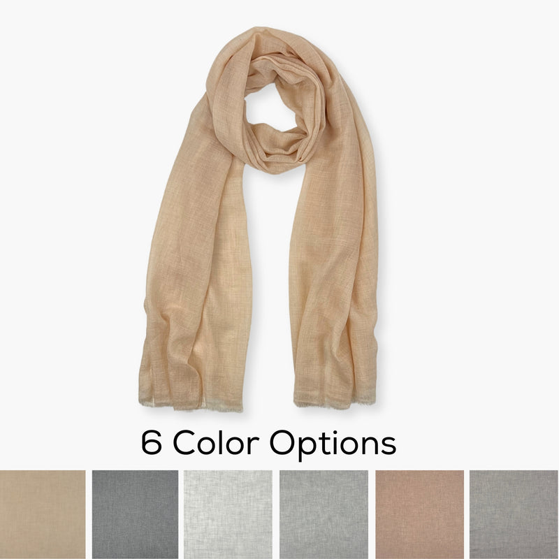 Humble Hilo Handloomed Cashmere Scarf Sheer