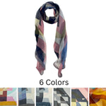 Humble Hilo Color Block Chiffon Scarf