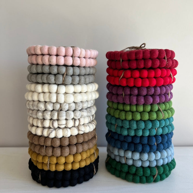 Humble Hilo Handmade Felt Trivets, Set of 2