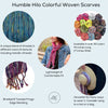 Humble Hilo Multicolored Thread Infinity Artisan Scarf