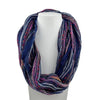 Humble Hilo Multicolored Thread Infinity Artisan Scarf