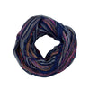 Humble Hilo Multicolored Thread Infinity Artisan Scarf