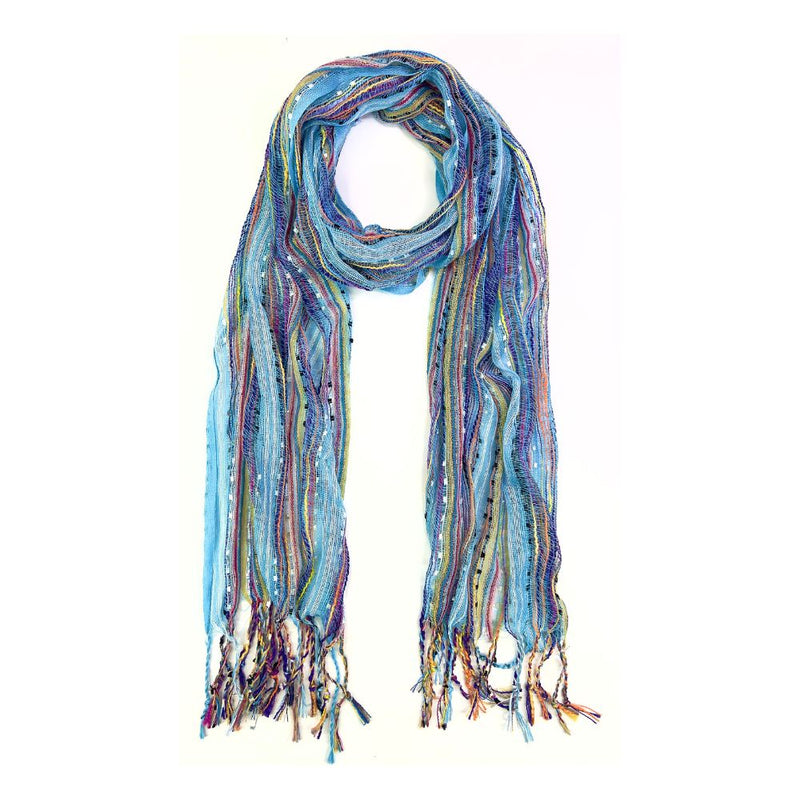 Humble Hilo Multicolored Thread Artisan Scarf