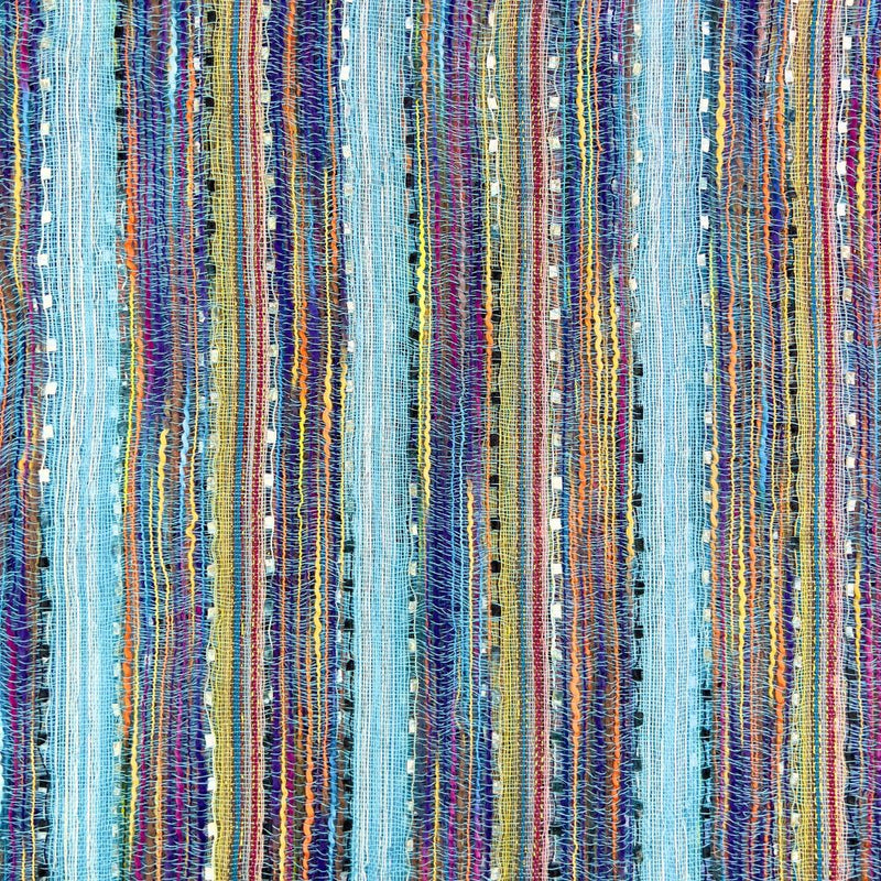 Humble Hilo Multicolored Thread Artisan Scarf