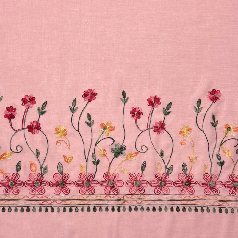 Humble Hilo Embroidered scarf/shawl with flowers