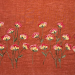 Humble Hilo Embroidered scarf/shawl with flowers
