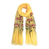 Humble Hilo Embroidered scarf/shawl with flowers
