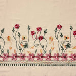Humble Hilo Embroidered scarf/shawl with flowers