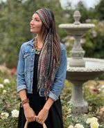 Humble Hilo Multicolored Thread Artisan Scarf