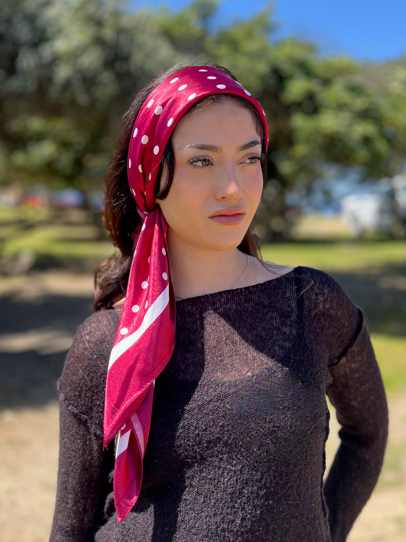 Humble Hilo Scarf Polka Dots