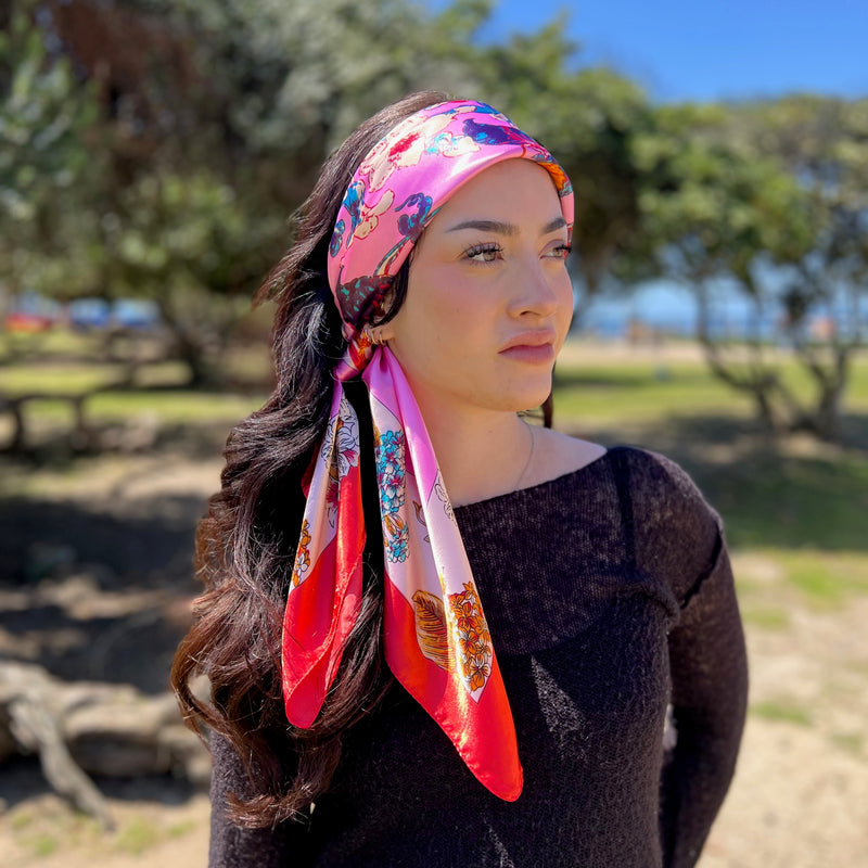 Humble Hilo Scarf Flower Border Vines