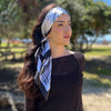 Humble Hilo Scarf Abstract Lines