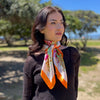 Humble Hilo Scarf Tulips and Daisies