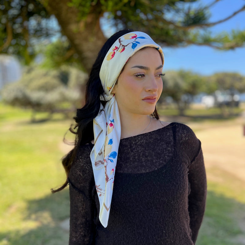 Humble Hilo Scarf Gardenias