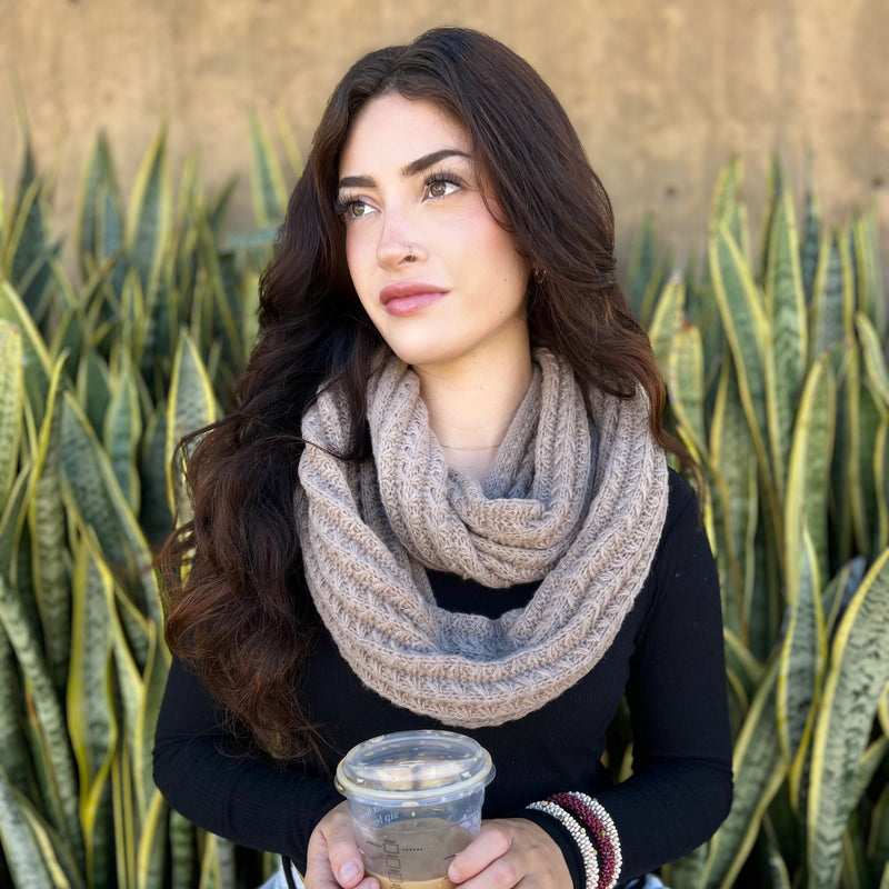 Humble Hilo Knitted Scarf, Infinity Scarf