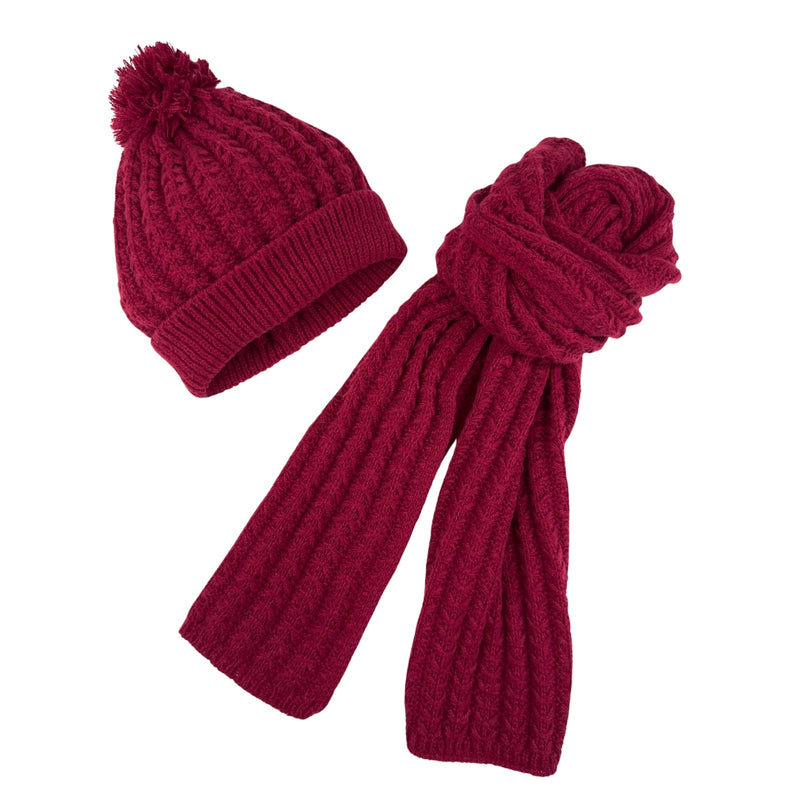 Humble Hilo Knitted Scarf and Hat Set