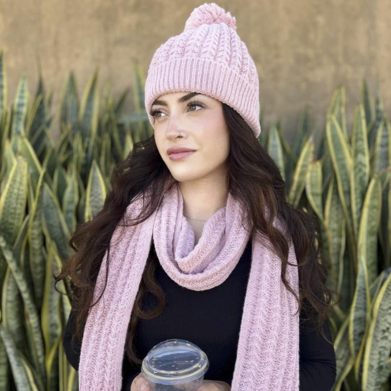 Humble Hilo Knitted Scarf and Hat Set