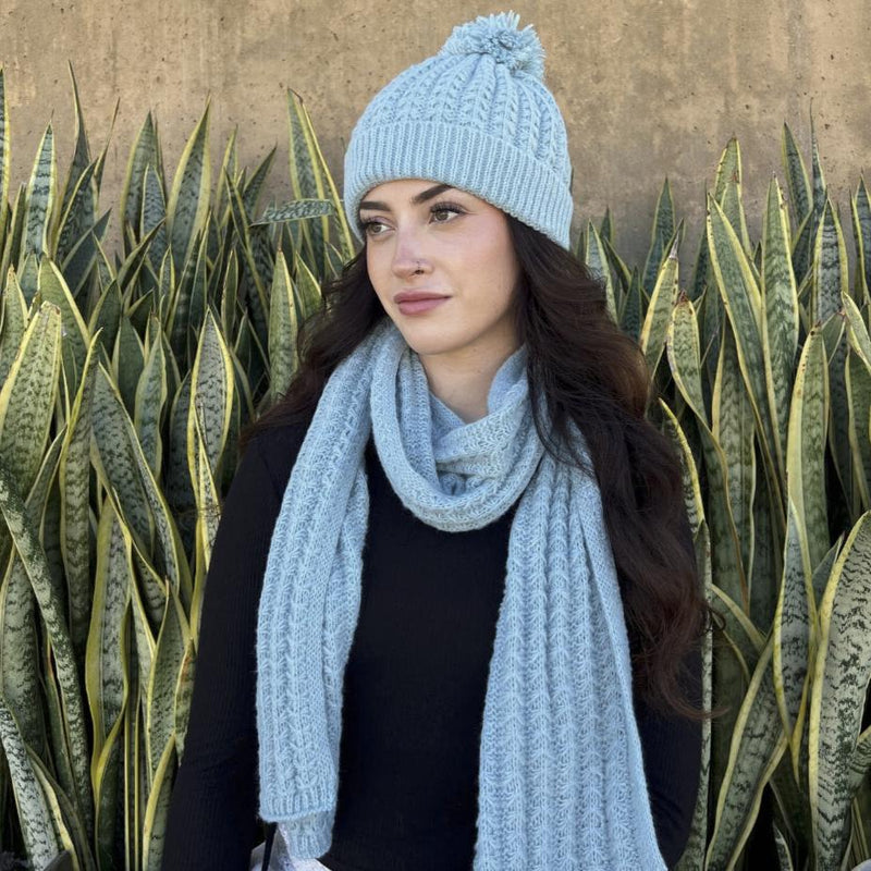 Humble Hilo Knitted Scarf and Hat Set