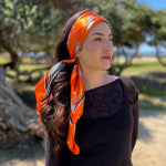 Humble Hilo Scarf Horses and Chevron lines