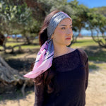 Humble Hilo Scarf Horses and Chevron lines