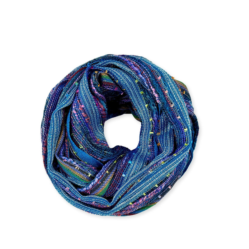 Humble Hilo Multicolored Thread Artisan Scarf