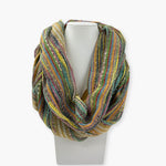 Humble Hilo Multicolored Thread Infinity Artisan Scarf