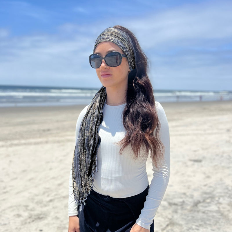 Humble Hilo Multicolored Thread Artisan Scarf