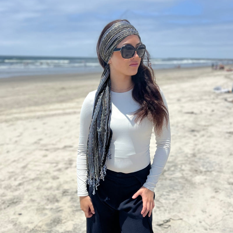 Humble Hilo Multicolored Thread Artisan Scarf