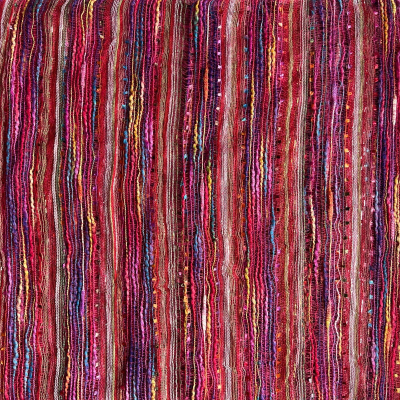 Humble Hilo Multicolored Thread Infinity Artisan Scarf