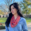 Humble Hilo Multicolored Thread Infinity Artisan Scarf