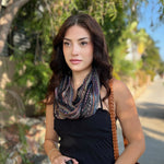 Humble Hilo Multicolored Thread Infinity Artisan Scarf