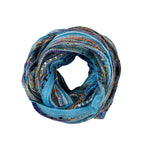 Humble Hilo Multicolored Thread Infinity Artisan Scarf