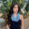 Humble Hilo Multicolored Thread Infinity Artisan Scarf