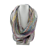 Humble Hilo Multicolored Thread Infinity Artisan Scarf