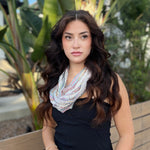 Humble Hilo Multicolored Thread Infinity Artisan Scarf