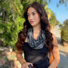 Humble Hilo Multicolored Thread Infinity Artisan Scarf