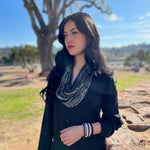 Humble Hilo Multicolored Thread Infinity Artisan Scarf