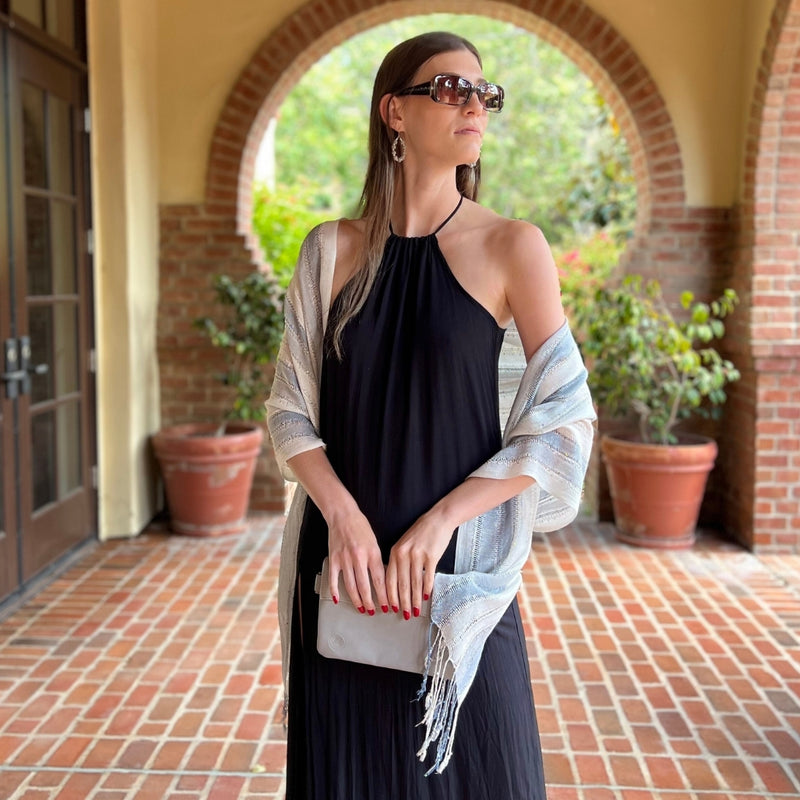 Humble Hilo Zari Weave Scarf