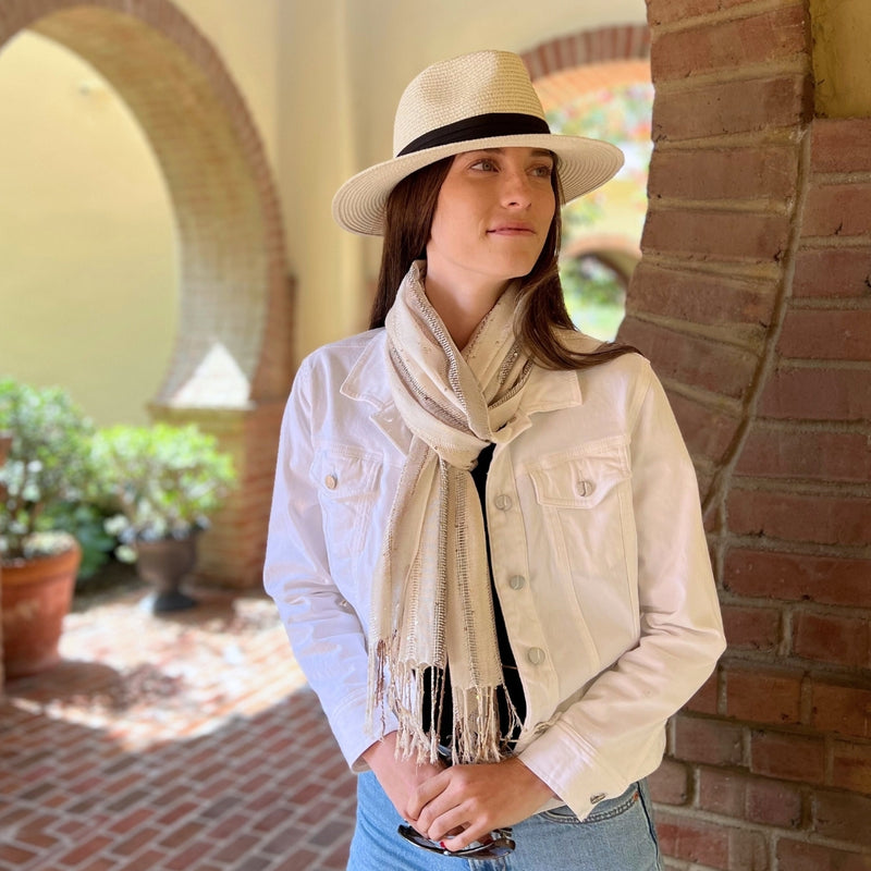 Humble Hilo Zari Weave Scarf