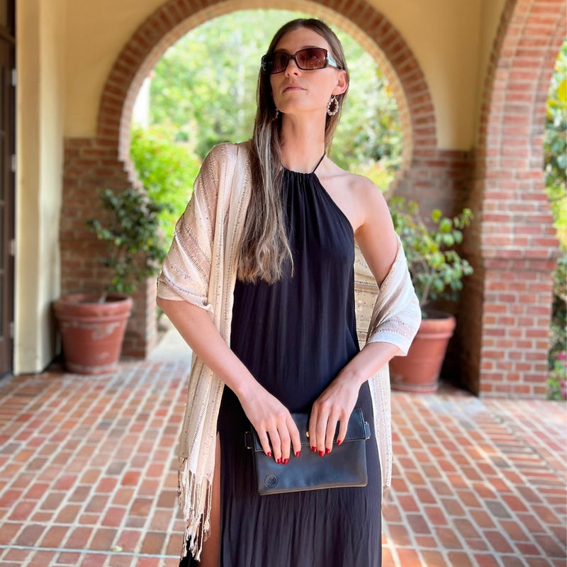 Humble Hilo Zari Weave Scarf