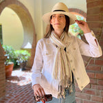 Humble Hilo Zari Weave Scarf